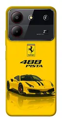 TPU чохол Demsky Yellow beast для ZTE Blade A54 4G