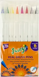 Фломастери-пензлики CoolForSchool Real Brush Juicy 8кольор. №CF15218 - мініатюра 2