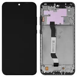 Дисплей для Xiaomi Redmi Note 8T, чорний, Логотип Redmi, з рамкою, High
