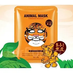 Маска для обличчя Bioaqua Animal Tiger Supple, 30 г - мініатюра 3