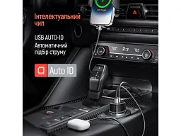 Автомобільний зарядний пристрій ColorWay 63 W Black (CW-CHA067PD-BK) - мініатюра 8