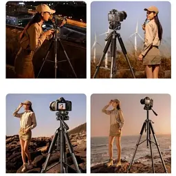 Штатив RTAKO VT-990S 1.9M HEXAGONAL PHOTOGRAPHY TRIPOD Black (6942063201724) - мініатюра 7
