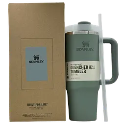 Термокухоль Stanley Quencher H2.0 Tumbler з неіржавкої сталі Olive 0,88 л KT7002012
