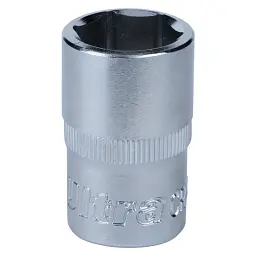 Насадка шестигранна коротка 1/2" 17мм CrV ULTRA (6070172) - мініатюра 2