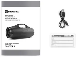 Портативна акустика REAL-EL X-731 Black (EL121600015) - мініатюра 11