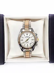 Наручний годинник жіночий No Brand Rolex Золотисто-срібний (IBW900SYO) - мініатюра 5