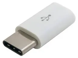 Перехідник Lapara LA-Type-C-MicroUSB-adaptor white (USB 3.1 Type-C male на Micro USB female OTG)