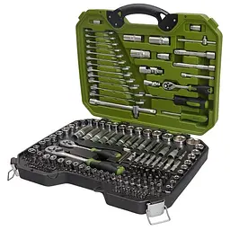Універсальний набор інструменту 1/4" & 3/8"&1/2" , 218 предм (НГ-4218П) Alloid
