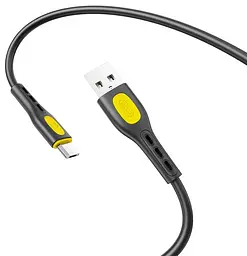 Кабель XO NB280 Jian Yan Series USB-A to Micro - 1m чорний (7102279)