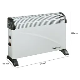 Конвекційний обігрівач Clatronic KH 3077 - мініатюра 2