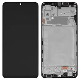 Дисплей Samsung A225 Galaxy A22, чорний, з рамкою, Original (PRC)