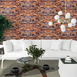 Самоклеюча 3D панель піщаник катеринослав цегла Sticker Wall 3080х700х3мм - мініатюра 6