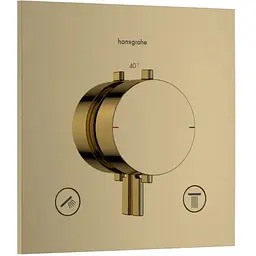 Термостат для душу Hansgrohe Ecostat Comfort E прихованого монтажу 2 function polished gold optic 33711990
