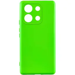 Чохол TPU GETMAN Liquid Silk Full Camera для Xiaomi Redmi Note 13 Pro 4G / Poco M6 Pro 4G / Note 14S Салатовий / Neon Green