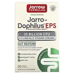 Пробіотик Jarrow Formulas Jarro-Dophilus EPS 25 Billion, 30 вегакапсул для підтримки кишківника