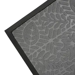 Килимок придверний Eco Fabric Листя з кромкою сірий 40 х 60 см (4060-107) - мініатюра 5