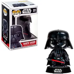 Ігрова фігурка Funko Pop Зоряні війни Дарт Вейдер зі світловим мечем (2300) - мініатюра 2