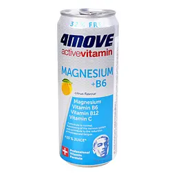Вітаміни та мінерали 4move Active Vitamin Magnesium + B6 Грейпфрут-лимон-лайм 330 мл - мініатюра 6