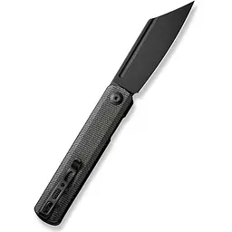 Ніж складаний Sencut Bronte SA08F Micarta чорний, чорне лезо - мініатюра 2
