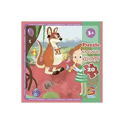 Пазли дитячі картонні G-Toys Зоопарк 20 ел. (IP-177-P-795)