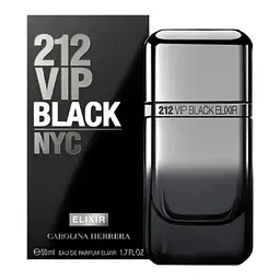 Оригінал Carolina Herrera 212 VIP Black Elixir 50 мл Парфумована вода - мініатюра 2