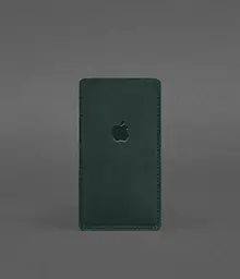 Шкіряний чохол для iPhone 13 Зелений Crazy Horse - мініатюра 2