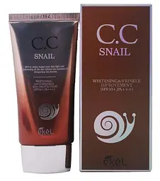 Крем для обличчя Ekel SNAIL CC CREAM з екстрактом муцину равлика