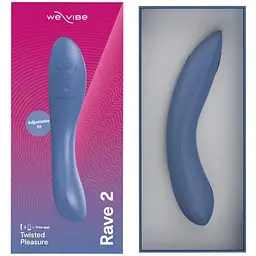 Смарт-вібратор We-Vibe Rave 2 Twisted Pleasure Blue - мініатюра 7