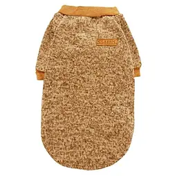 Кофта для собак та котів EcoToys Coffe XS ряба кавова A: 20 см B: 31 см C: 19 см X-7080