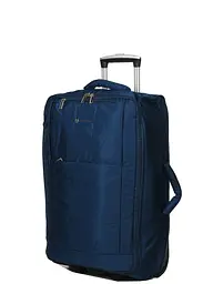 Валіза Середня (M) тканинна на 2 колесах Airtex 525 Queluz 64x38x21 см 51 л Синій