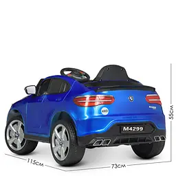 Дитячий електромобіль Bambi M 4299EBLRS-4 до 30 кг - мініатюра 4
