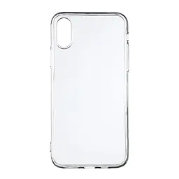 Прозрачный чехол для Apple iPhone X/XS с защитой камеры, тонкий, силиконовый, бесцветный, ударопрочный, противоударный бампер с закрытой камерой, ArmorStandart (ARM54827)