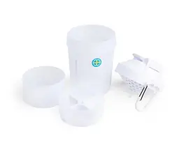 Шейкер спортивний SmartShake Original2GO 600 мл Pure White (10560602) - мініатюра 3