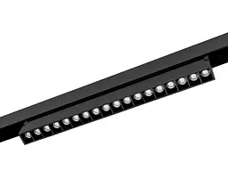 Магнітний трековий поворотний світильник KW-293/18W NW DC48V BK Brille 48-182
