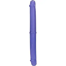 Двосторонній фалоімітатор Twinzer Double Dong 12 inch 32 см фіолетовий