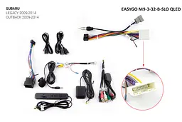 Штатна автомагнітола EasyGo M9-3-32-B-SLO QLED Subaru Legacy, Outback - мініатюра 2