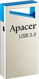 Флешка металева Apacer AH155 64 Gb Usb 3.2 сріблясто синя - мініатюра 2