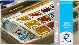 Набір акварельних фарб Van Gogh 18 кювет + 2х10 мл (8712079048877) - мініатюра 10