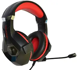Гарнітура Microlab G7, 3,5мм+USB, Чорний-Червоний