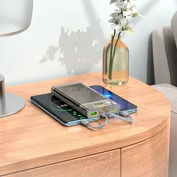 Зовнішній акумулятор Hoco J104 Discovery Edition 10000mAh 22.5W Gray (788955) [161195] - мініатюра 6