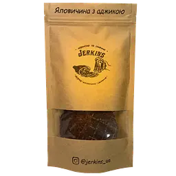 М'ясні чипси Яловичина з аджикою Jerkins