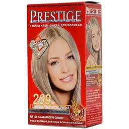 Крем-фарба PRESTIGE №209 Світлий попелясто-русявий