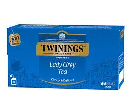 Чай Twinings чорний Леді Грей 25 пакетиків