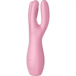 Вібратор для клітора Satisfyer Threesome 3 14 см світло-рожевий