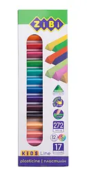 Пластилін KIDS Line, 17 кольорів, 272 г