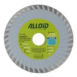 Диск алмазний відрізний Alloid Turbo Wave 125 мм (DS-7125TW) - мініатюра 2