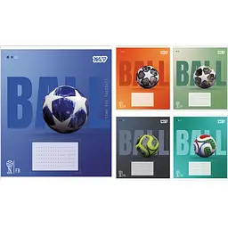 Набір зошитів Yes Ball А5 18 аркушів у клітинку 25 шт. (768679)