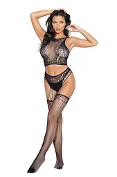 Бодістокінг Bodystocking 2083, black One Size