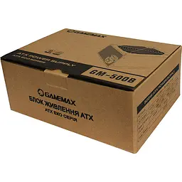 Блок живлення GameMax 500W (GM-500B) [93733] - мініатюра 6