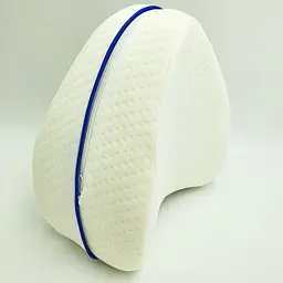 Ортопедична анатомічна подушка для ніг та колін з ефектом пам'яті LEG PILLOW біла - мініатюра 5